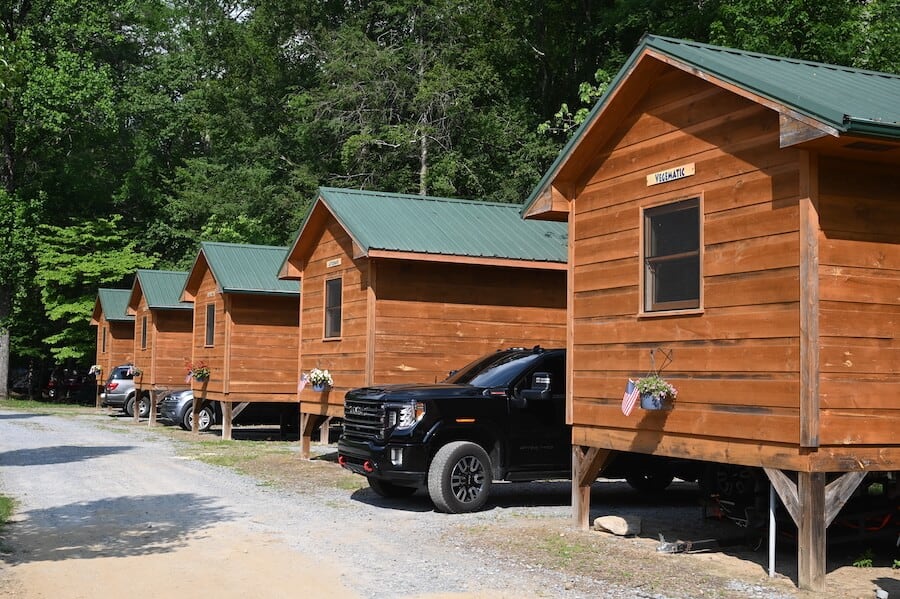 cabin camping near me